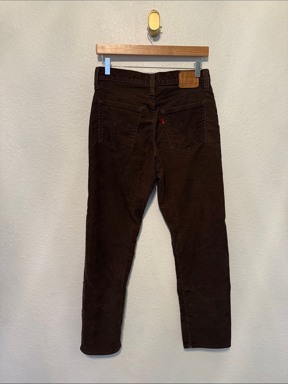 LEVI’S WEDGIE STRAIGHT FIT CORDUROY WOMEN'S PANTS 28 - Picture 9 of 10